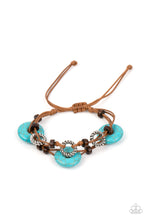 Load image into Gallery viewer, Quarry Quandary Paparazzi Bracelet - Blue - Turquoise
