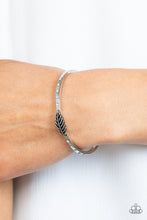 Load image into Gallery viewer, Free-Spirited Shimmer Paparazzi Cuff Bracelet - Blue
