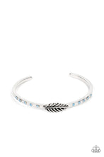 Load image into Gallery viewer, Free-Spirited Shimmer Paparazzi Cuff Bracelet - Blue
