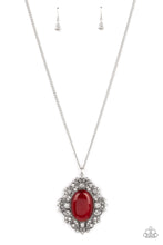 Load image into Gallery viewer, Dream Board Dazzle Paparazzi Moonstone Necklace - Red
