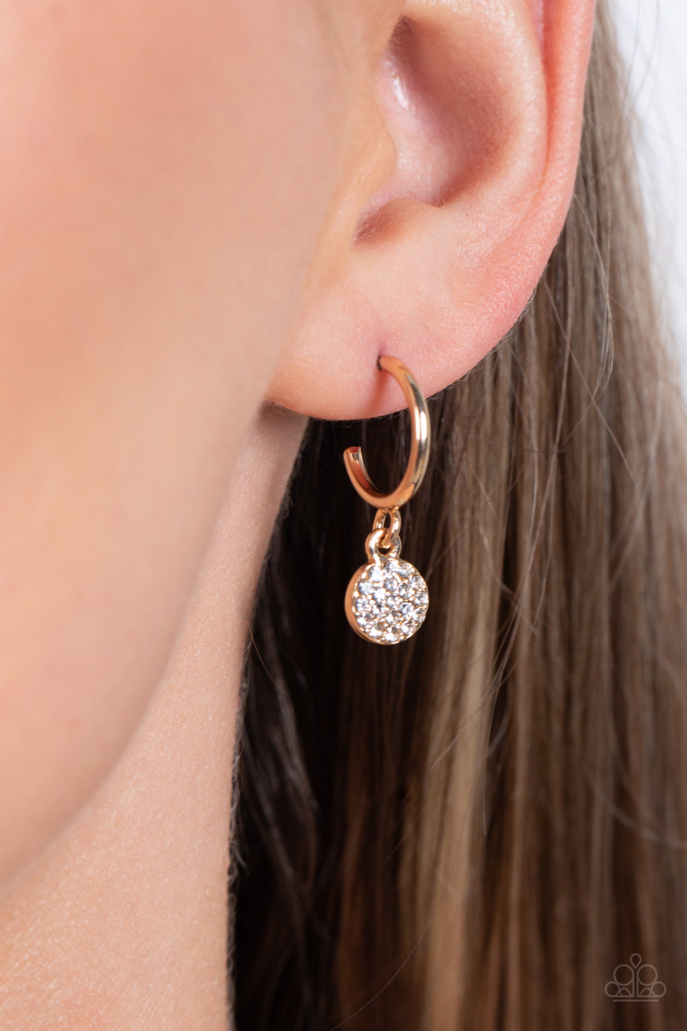 Bodacious Ballroom Paparazzi Hoop Earring - Gold