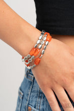 Load image into Gallery viewer, SORRY TO BURST YOUR BAUBLE Paparazzi Bracelet - ORANGE
