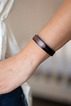 Load image into Gallery viewer, THIS QUILL ALL BE YOURS Paparazzi Leather Urban Bracelet  - BLACK
