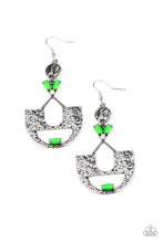 Load image into Gallery viewer, MODERN DAY MECCA Paparazzi Earring - GREEN
