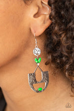 Load image into Gallery viewer, MODERN DAY MECCA Paparazzi Earring - GREEN
