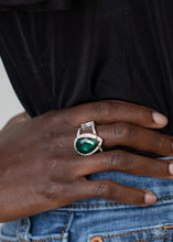 Load image into Gallery viewer, BLINGING DOWN THE HOUSE Paparazzi Ring - GREEN
