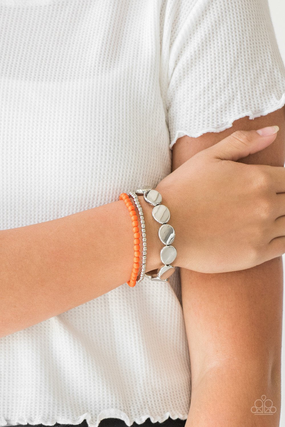 BEYOND THE BASICS Paparazzi Bracelet - ORANGE