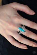 Load image into Gallery viewer, DESERT CANYONS Paparazzi Ring - BLUE - Turquoise
