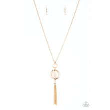 Load image into Gallery viewer, Have Some Common SENSEI Paparazzi Necklace - Gold - White Moonstone
